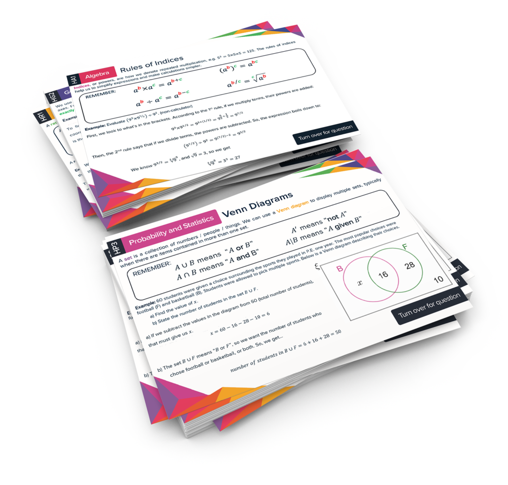 Gcse Maths Revision Cards Gcse Maths Revision Cards