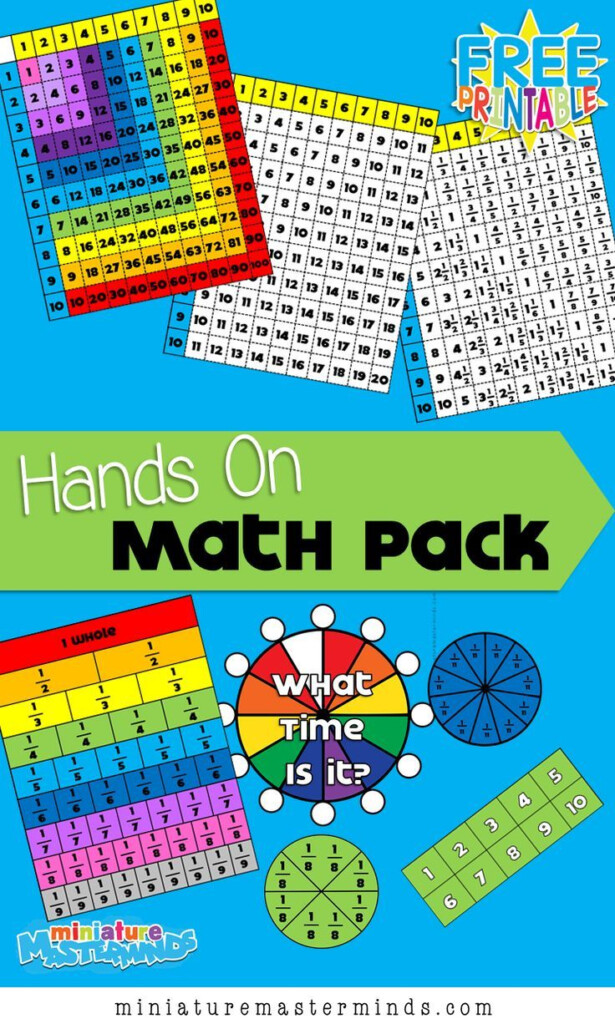 Hands On Math Pack Addition, Subtraction, Multiplication Hands On Math Pack Addition, Subtraction, Multiplication