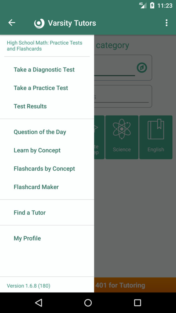 High School Math: Practice Tests And Flashcards For Android