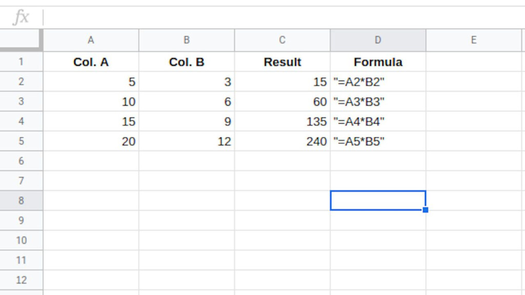 How To Multiply Numbers In Google Spreadsheets How To Multiply Numbers In Google Spreadsheets