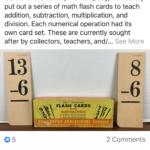 Ideawendy Pagot On Resale Life | Math Flash Cards