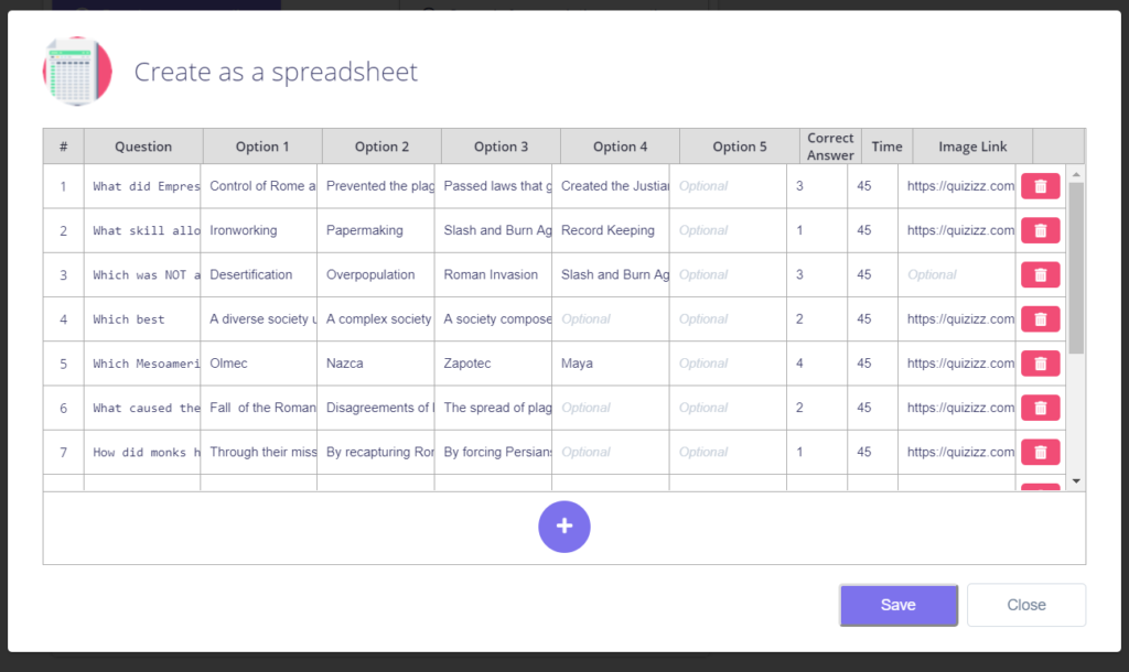 Importing A Quiz From A Spreadsheet – Help Center Importing A Quiz From A Spreadsheet – Help Center