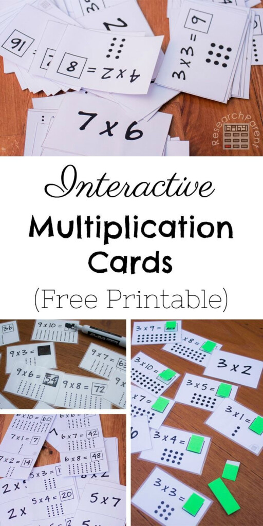 Interactive Multiplication Cards | Multiplication Flashcards