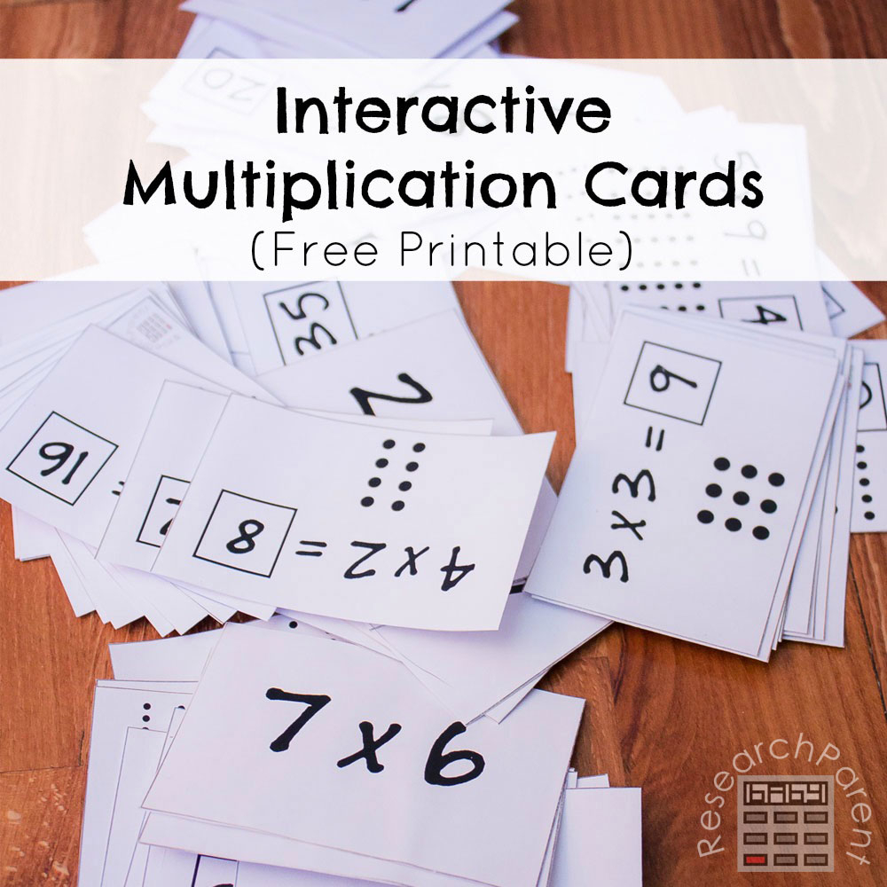 Interactive Multiplication Cards - Researchparent