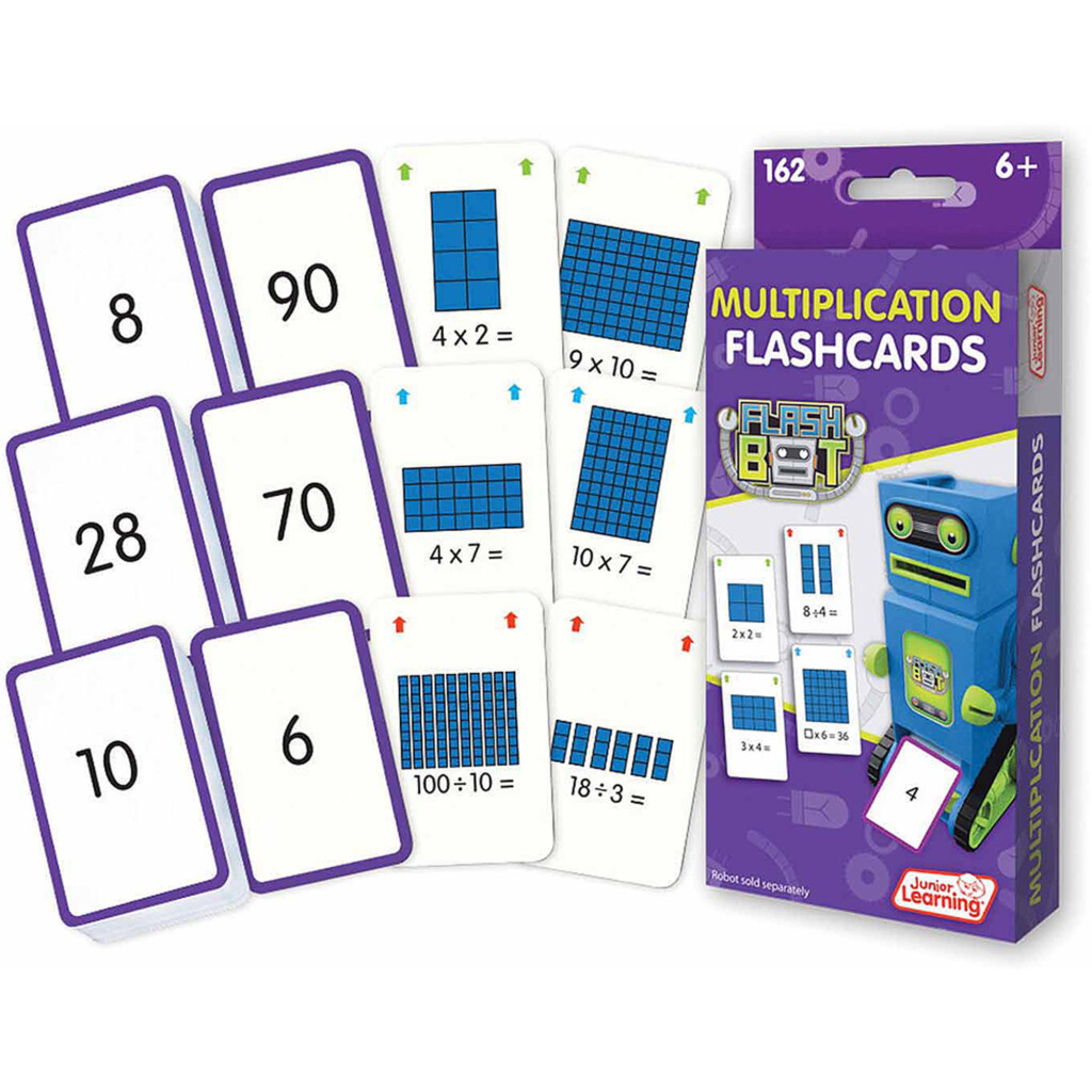 Junior Learning Multiplication Flashcards   Walmart