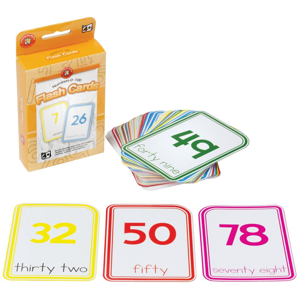Learning Can Be Fun Flash Cards Numbers 0-100