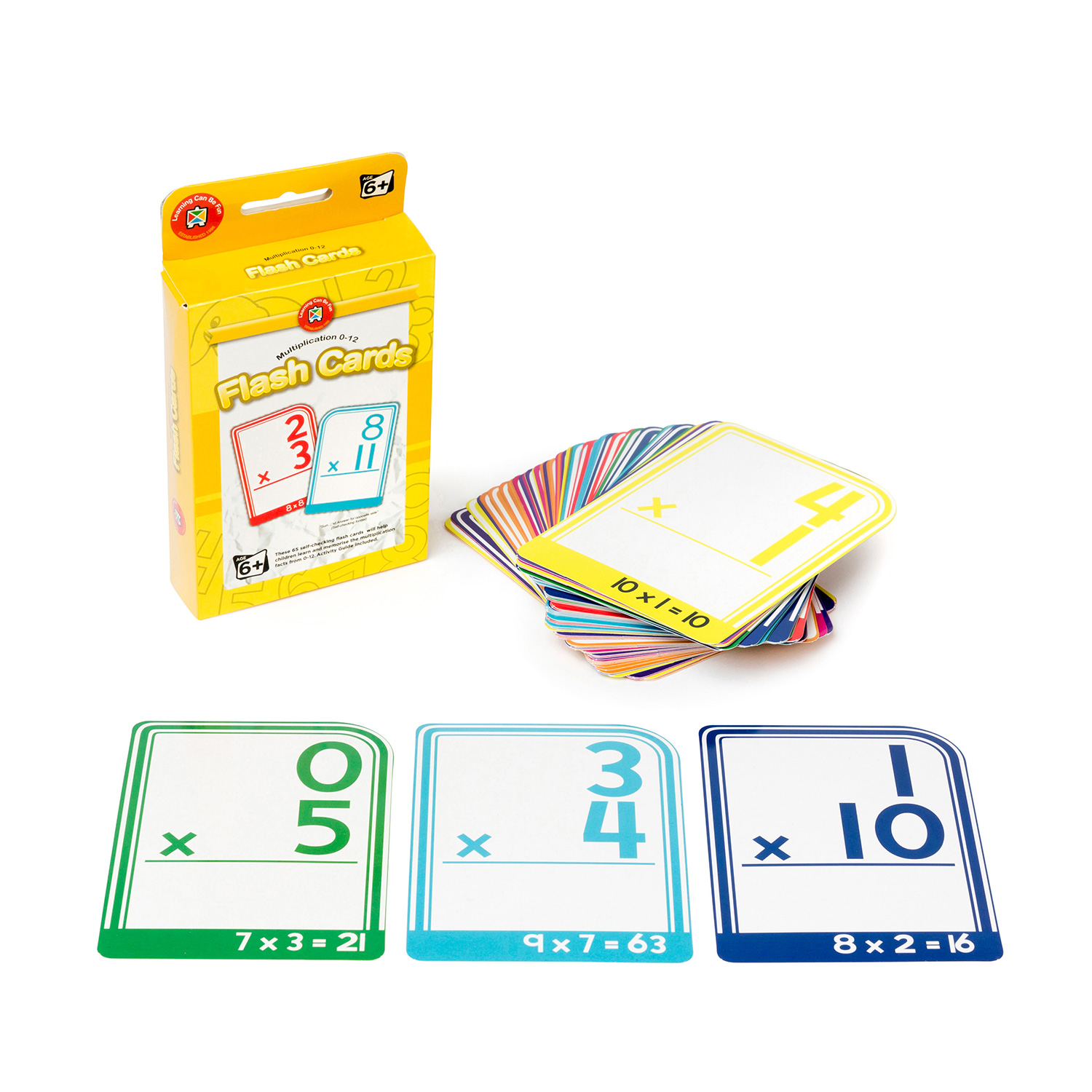 Learning Can Be Fun Multiplication 0-12 Flash Cards