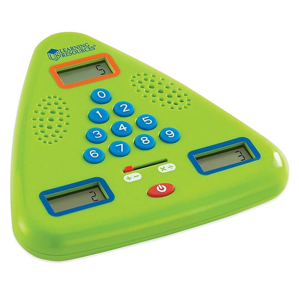 Learning Resources Minute Math Electronic Flash Card Multi