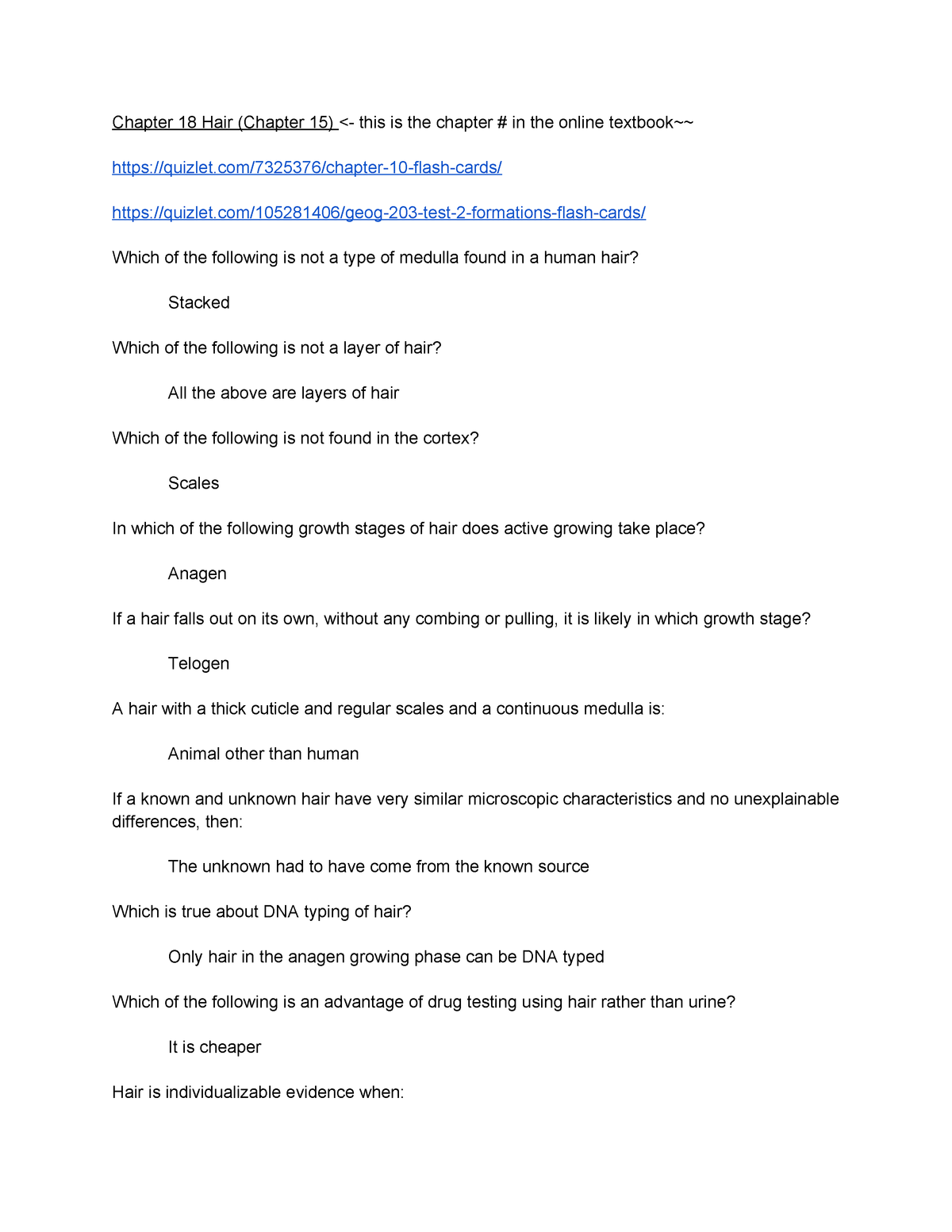 Lecture Notes, Exam 2 Review -Score 93/97 - Fivs 123 - Tamu