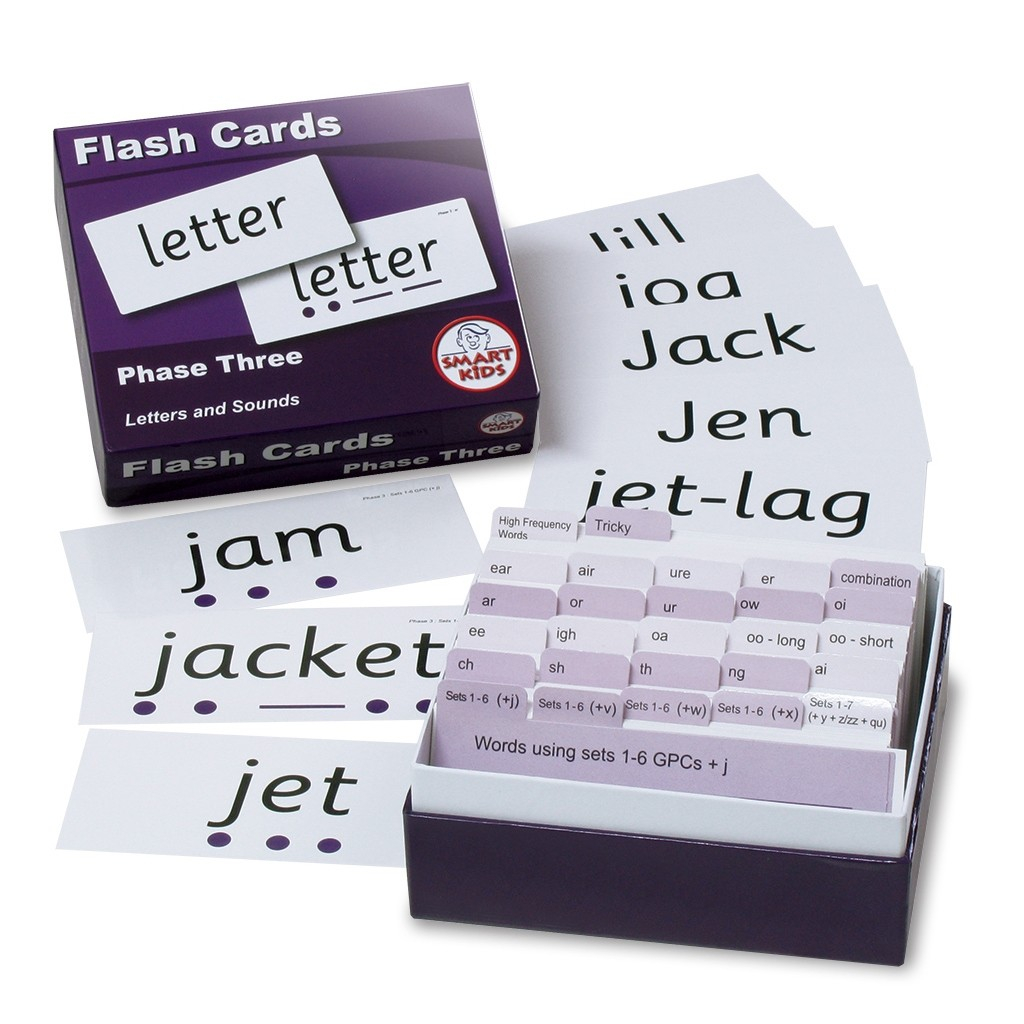 Letters And Sounds Flash Cards - Phase 3