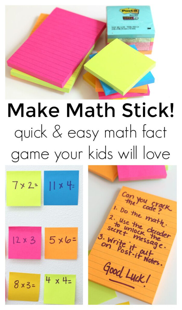 Make Math Stick   Math Game For Kids   No Time For Flash