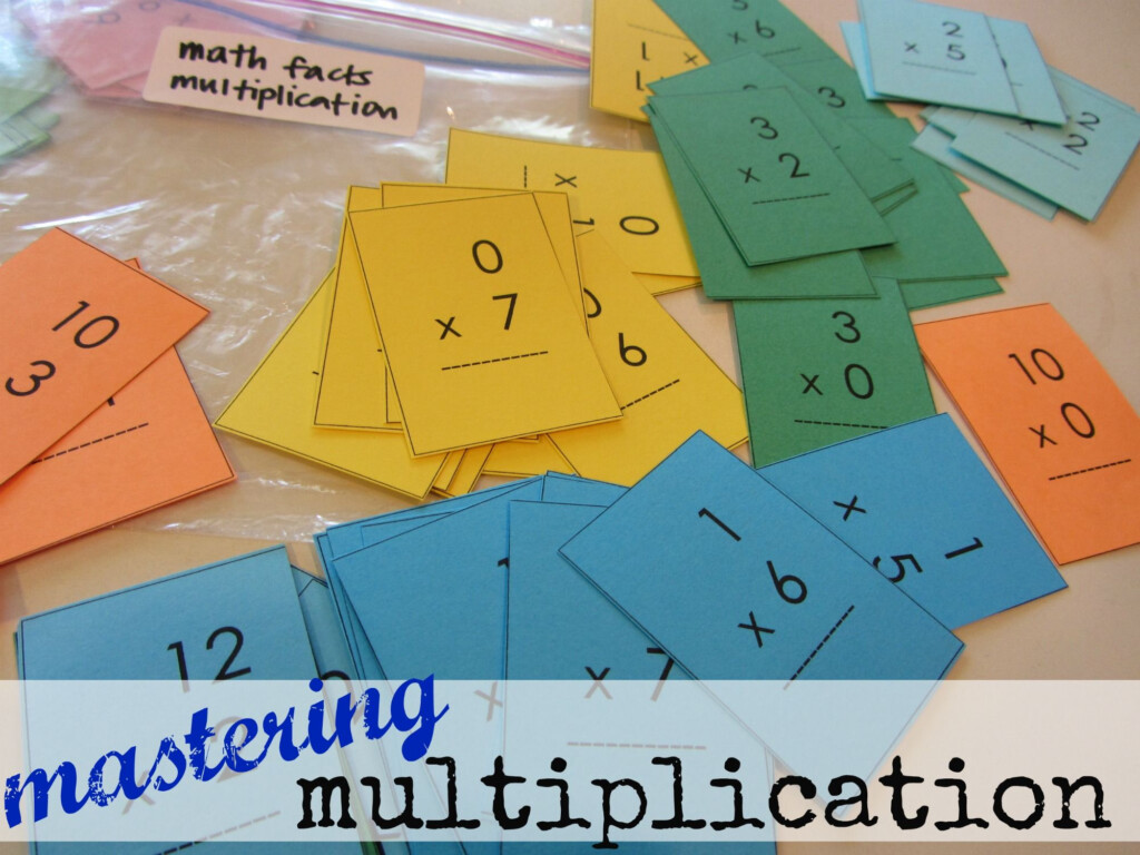Mastering Multiplication Tables (With Mini Flash Cards Mastering Multiplication Tables (With Mini Flash Cards