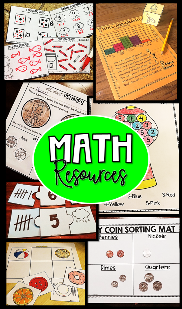 Math Resources For Preschool, Kindergarten, And First Grade Math Resources For Preschool, Kindergarten, And First Grade