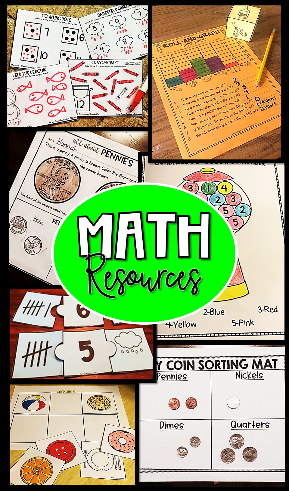 Math Resources For Preschool, Kindergarten, And First Grade