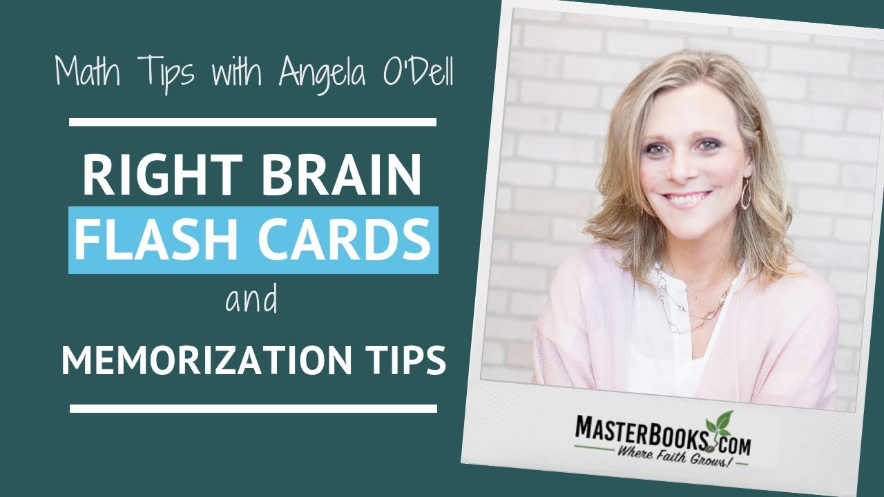 Math Tips: Right Brain Flash Cards &amp;amp; Memorization // Master Books Homeschool Curriculum