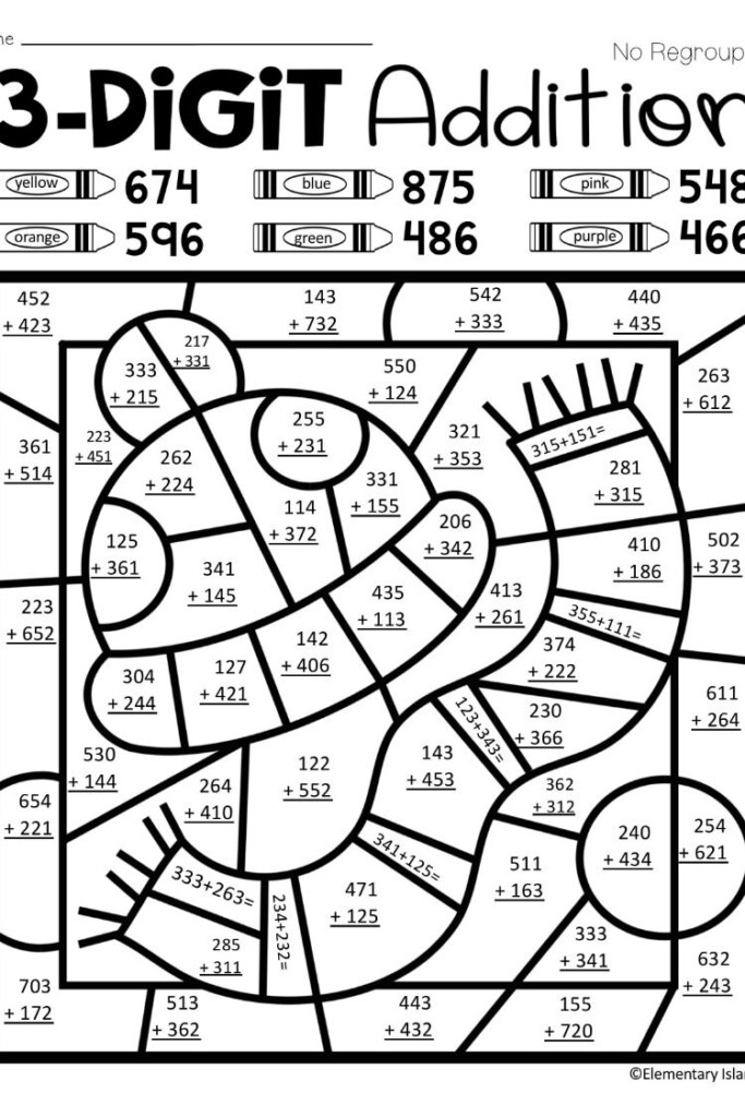 Math Worksheet ~ Free Math Coloring Sheets Printableheets