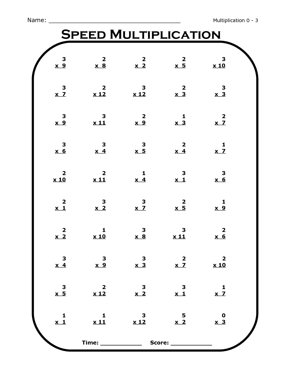 Math Worksheet : Free Times Table Worksheets Activity