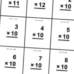 Math Worksheets: Multiplication X10, X11, X12