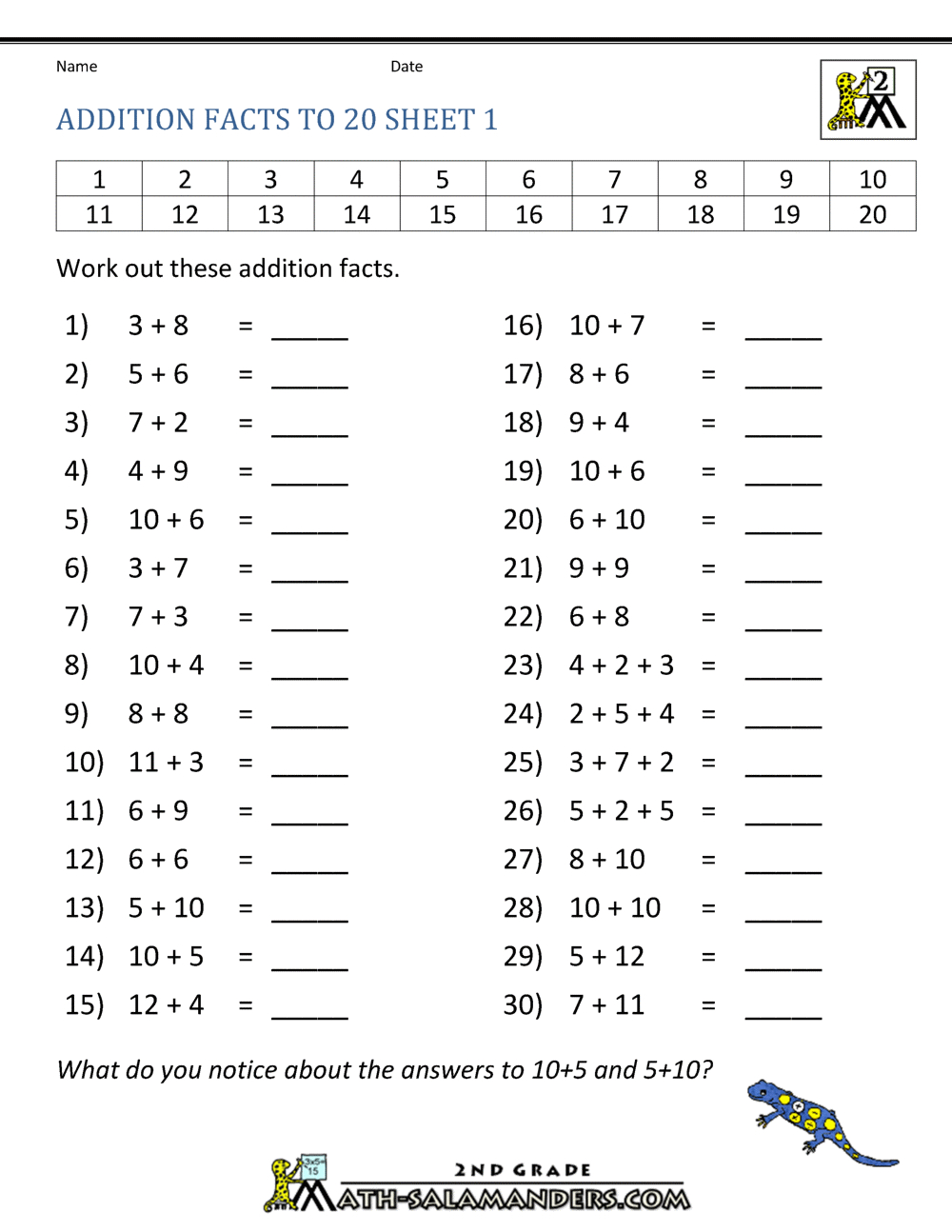 May8Forstudents Page 23: Printable Numbers 1-10 Flashcards