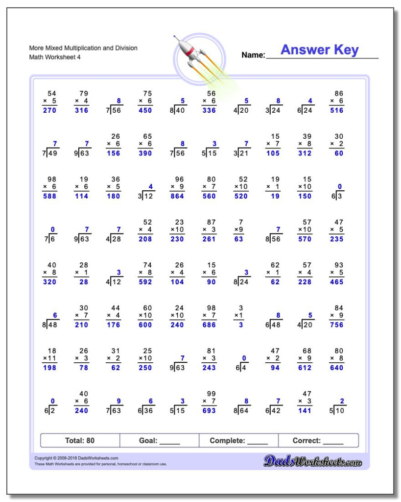 Mixed Multiplication And Division Mixed Multiplication And Division