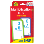 Multiplication 0 12 Flash Cards