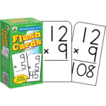 Multiplication 0 12 Flash Cards, Ages 8   10