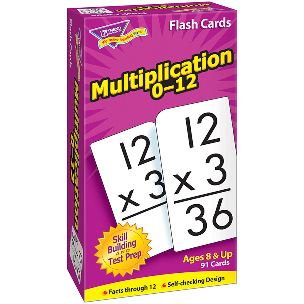 Multiplication 0 12 Skill Drill Flash Cards Multiplication 0 12 Skill Drill Flash Cards