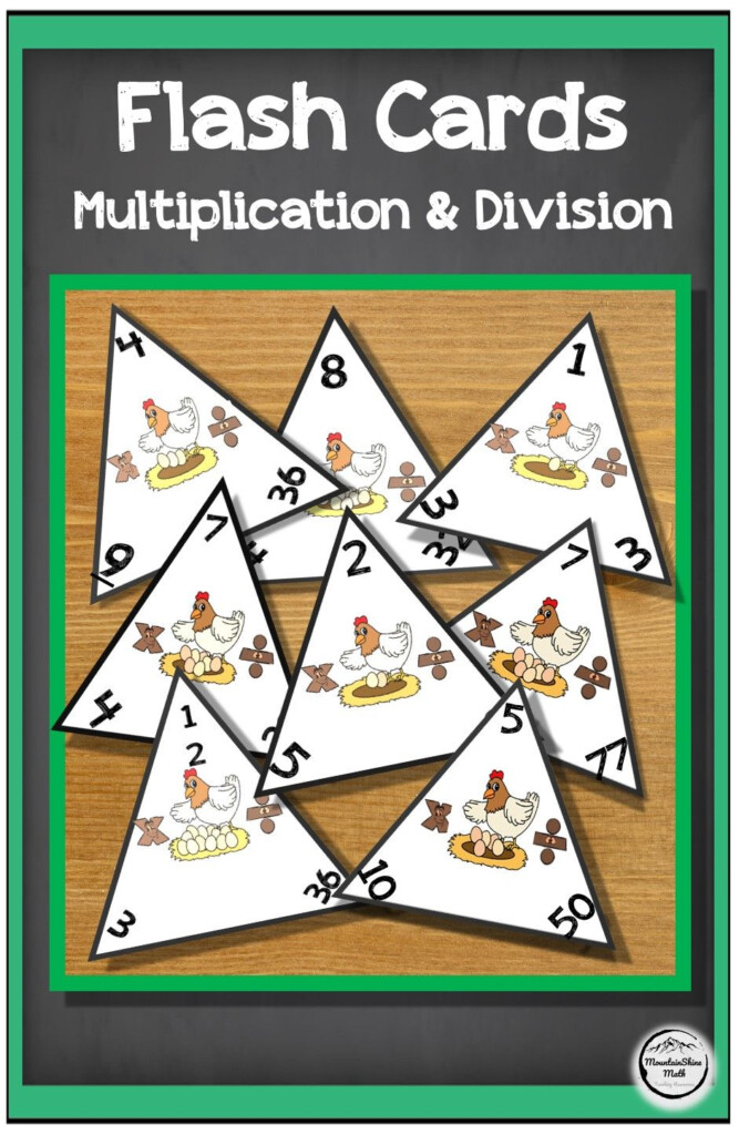 Multiplication And Division Triangle Flashcards 1 12 Multiplication And Division Triangle Flashcards 1 12