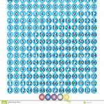 Multiplication Chart 0 Through 12 Stock Vector