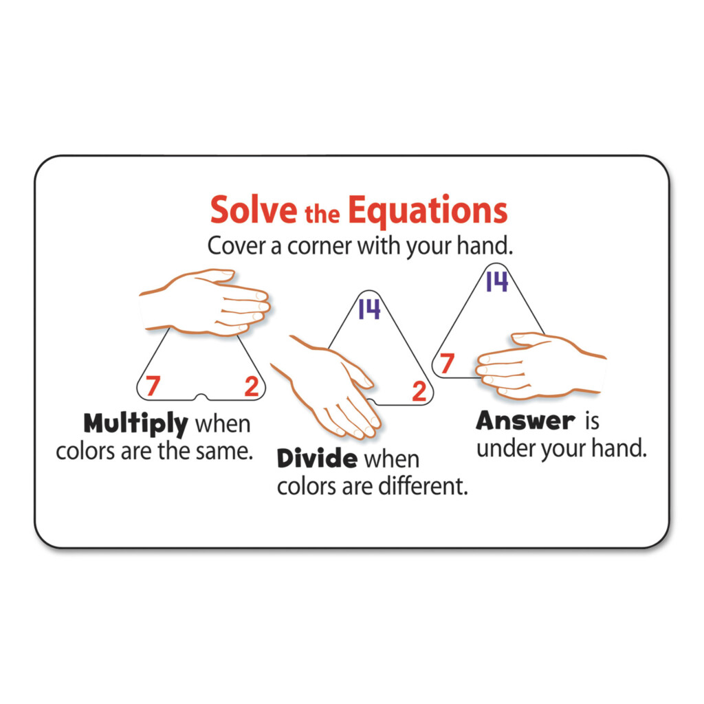 Multiplication/division Three Corner Flash Cards, 8 & Up, 48/set Multiplication/division Three Corner Flash Cards, 8 & Up, 48/set