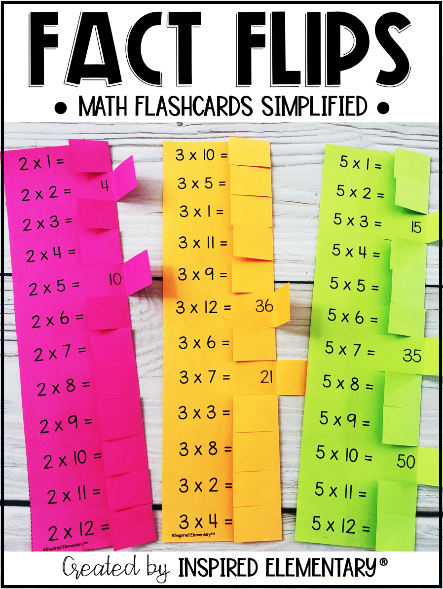 Free Math Flash Cards Printable Multiplication