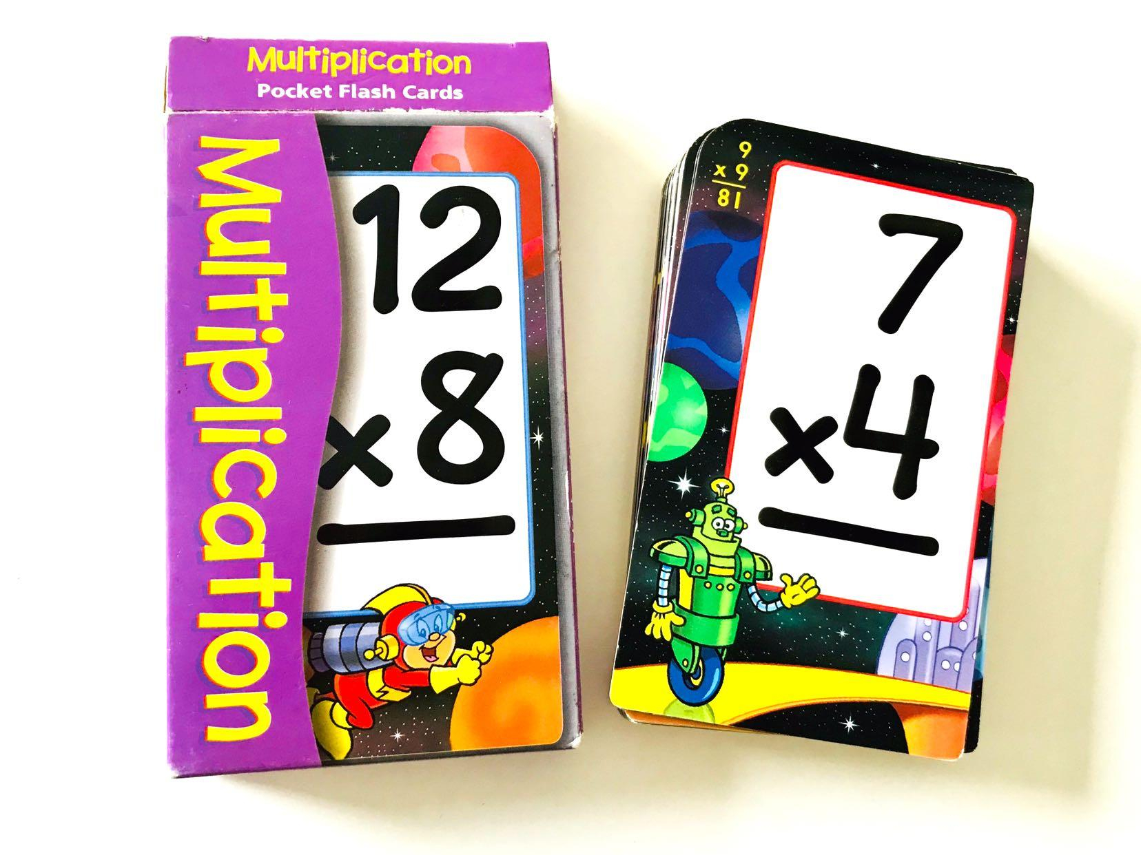 Multiplication Flash Cards, Books &amp;amp; Stationery, Children&amp;#039;s