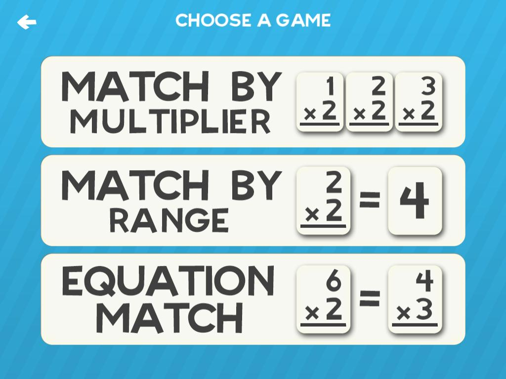 Multiplication Flash Cards Games Fun Math Practice For