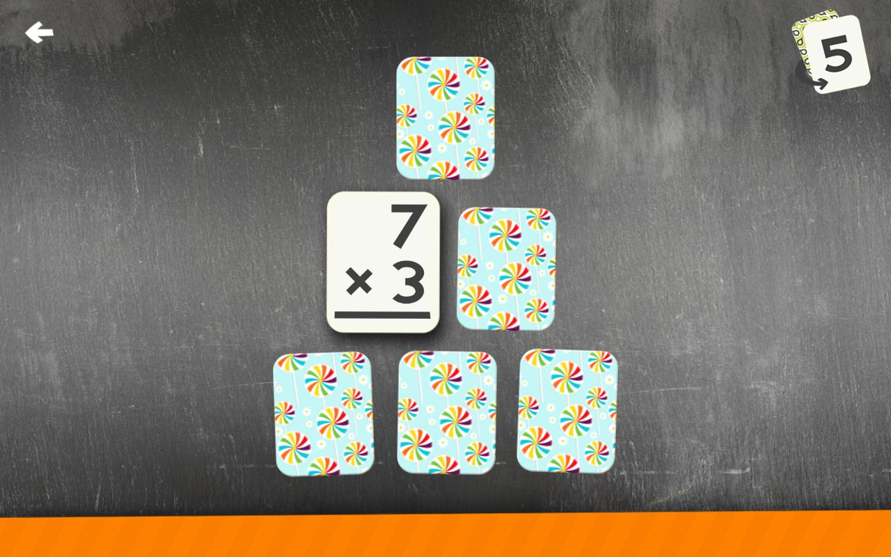 Multiplication Flash Cards Games Fun Math Practice For