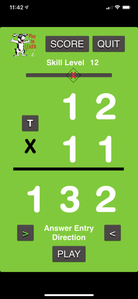 Multiplication | Playtolearn