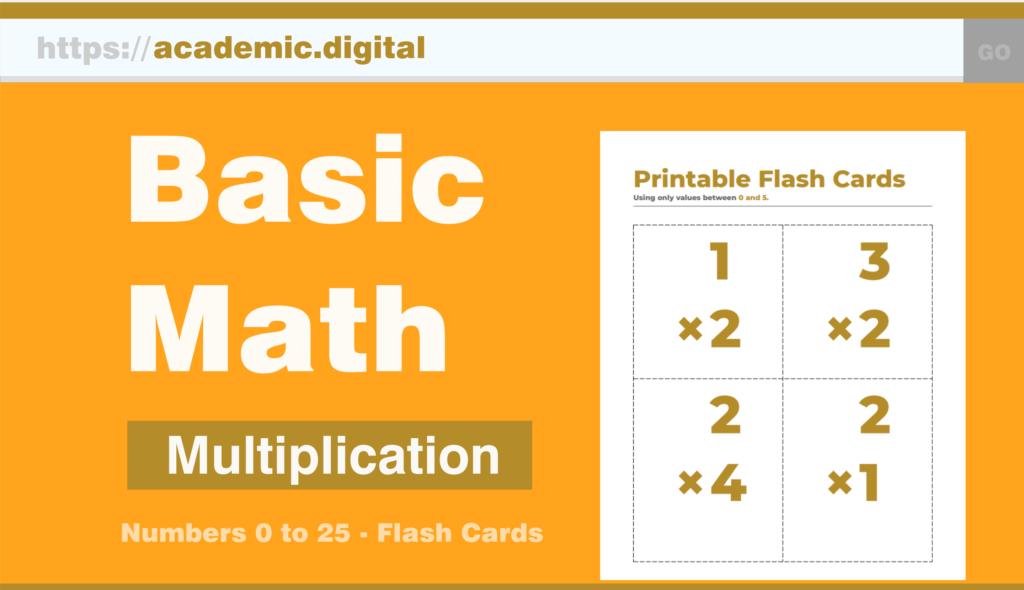 Multiplication Printable Flash Cards – Academic.digital Multiplication Printable Flash Cards – Academic.digital