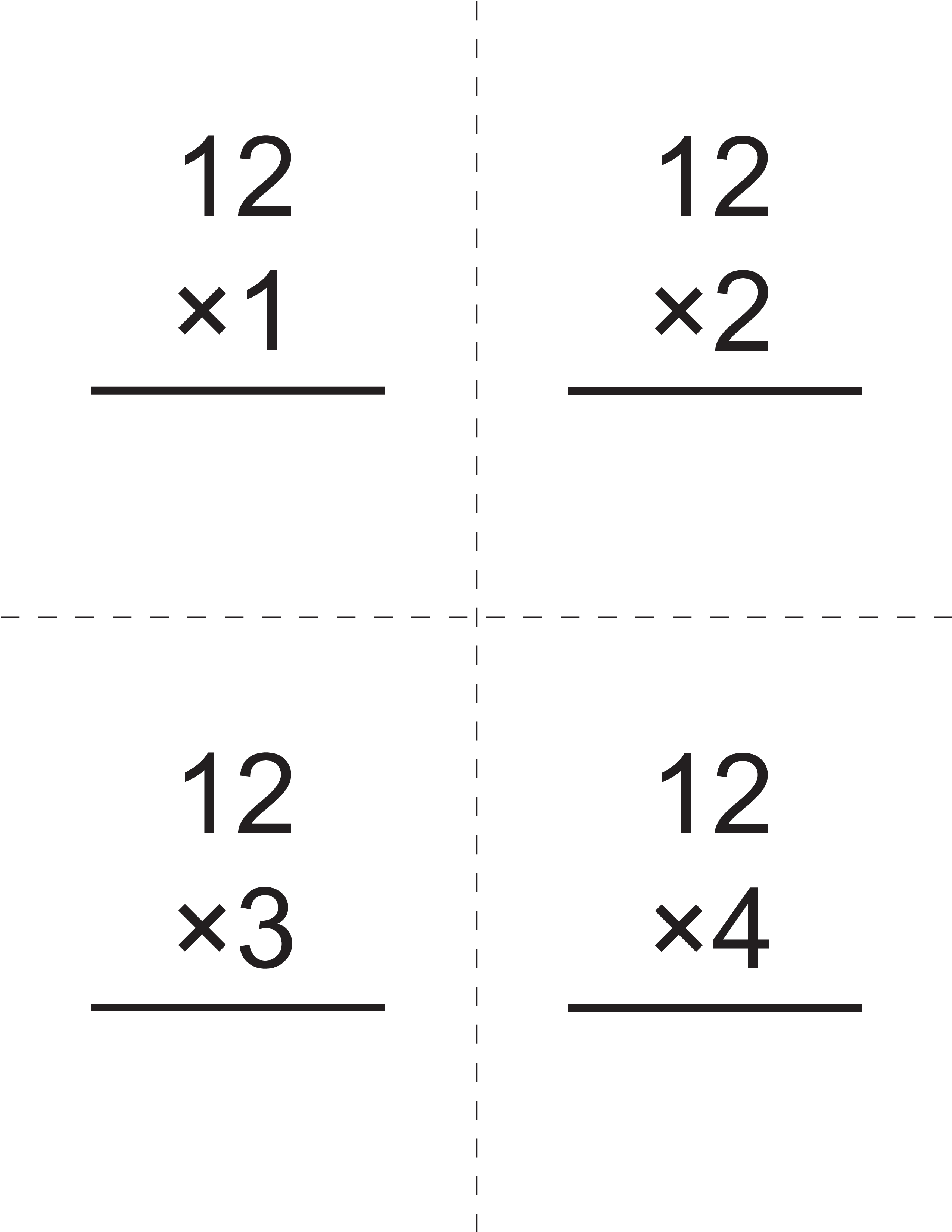 Multiplication Times 12 Flashcards - How To Learn