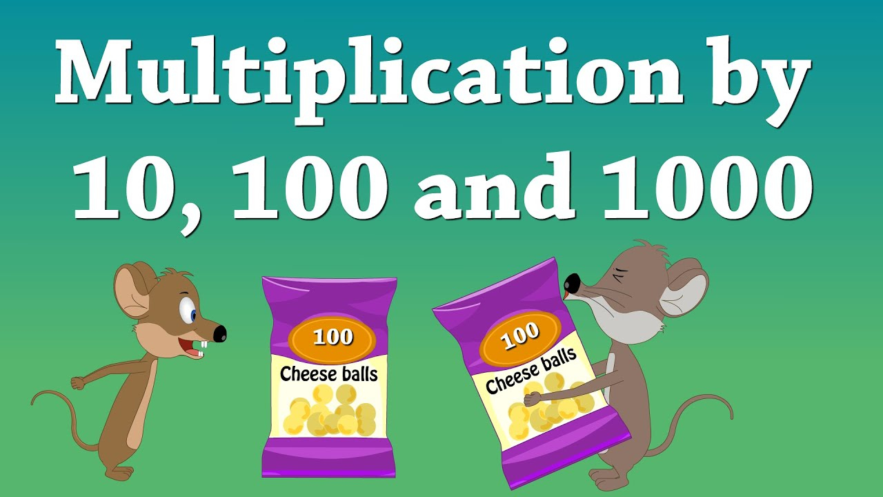 Multiplication10, 100 And 1000 | #aumsum #kids #science #education  #children