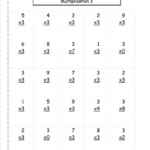 Multiply3 Worksheet Free | K5 Worksheets
