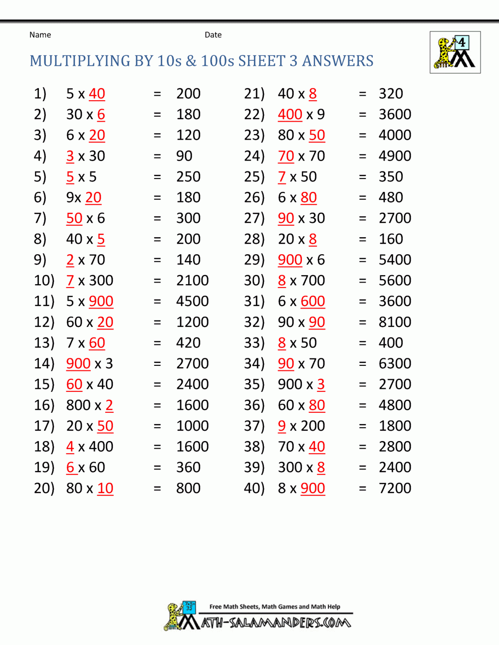 Multiplyingmultiples Of 10