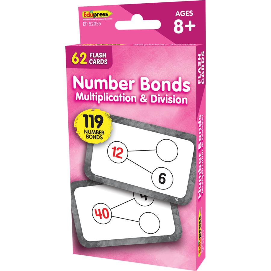 Number Bonds Flash Cards - Multiplication And Division