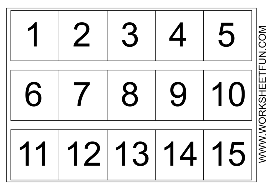 Number Chart 1 15 | Number Worksheets Kindergarten, Numbers Number Chart 1 15 | Number Worksheets Kindergarten, Numbers