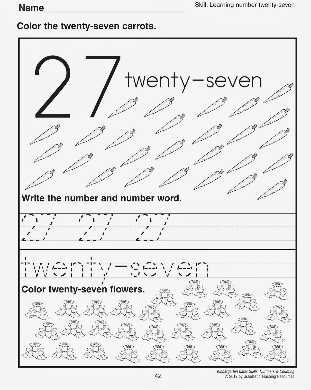 Number Chart Math Multiplication Facts Worksheets One Minute