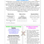 Parent Guide To Multiplication