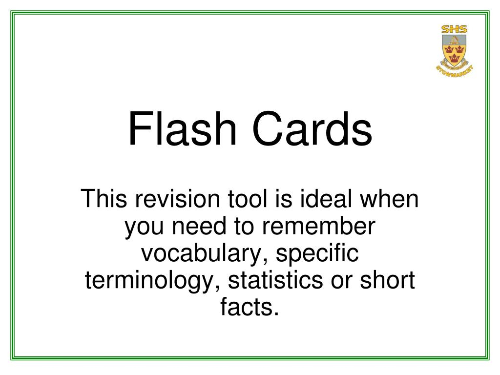 Ppt - Flash Cards Powerpoint Presentation, Free Download