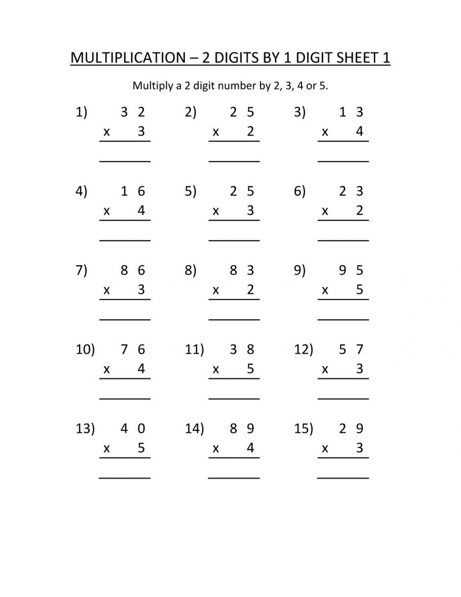 Printable Free Maths Third Grade Multiplication Table Urdu