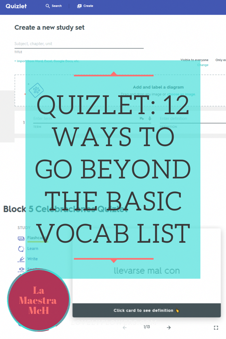Quizlet: 12 Ways To Go Beyond The Basic Vocab List In 2020