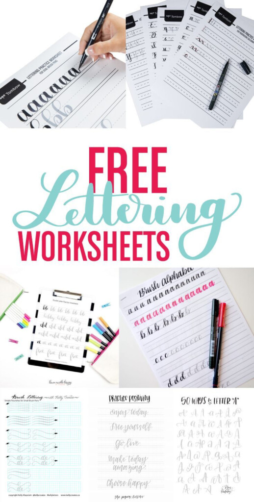 Resources For Free Lettering Worksheets Tutorial Printable Resources For Free Lettering Worksheets Tutorial Printable