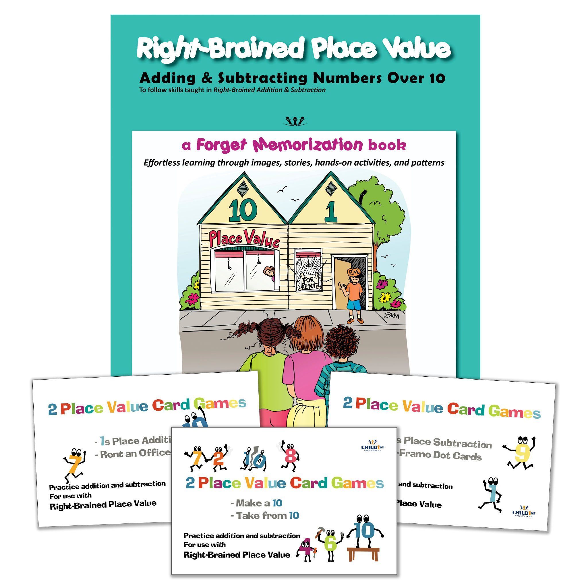 Right-Brained Addition &amp;amp; Subtraction Vol. 2, Book &amp;amp; Games