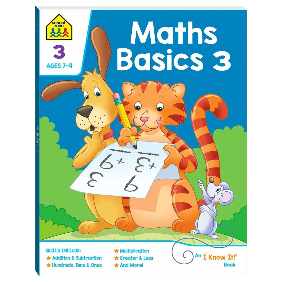 School Zone Maths Basics 3 I Know It Book